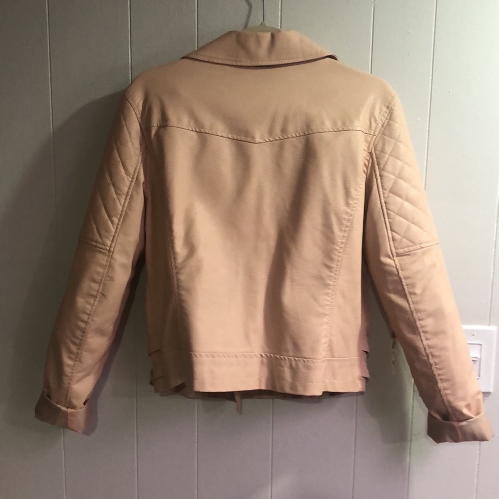 New pink faux jacket and handbag $100 both 👜🧥